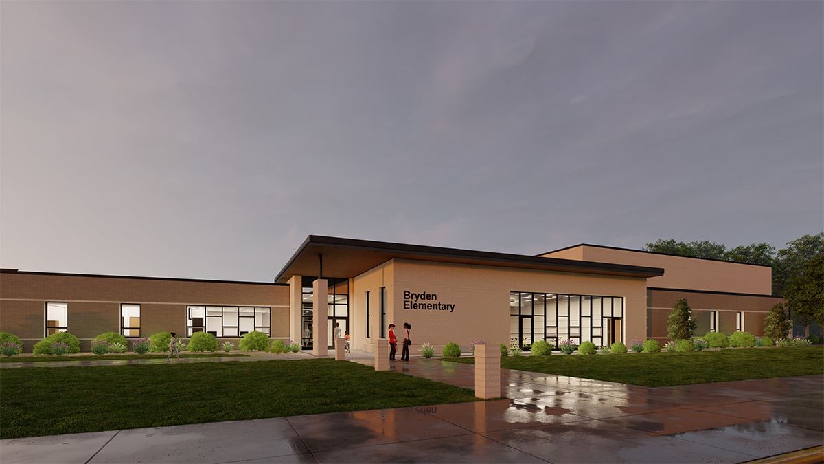 Bryden Elementary Exterior Rendering