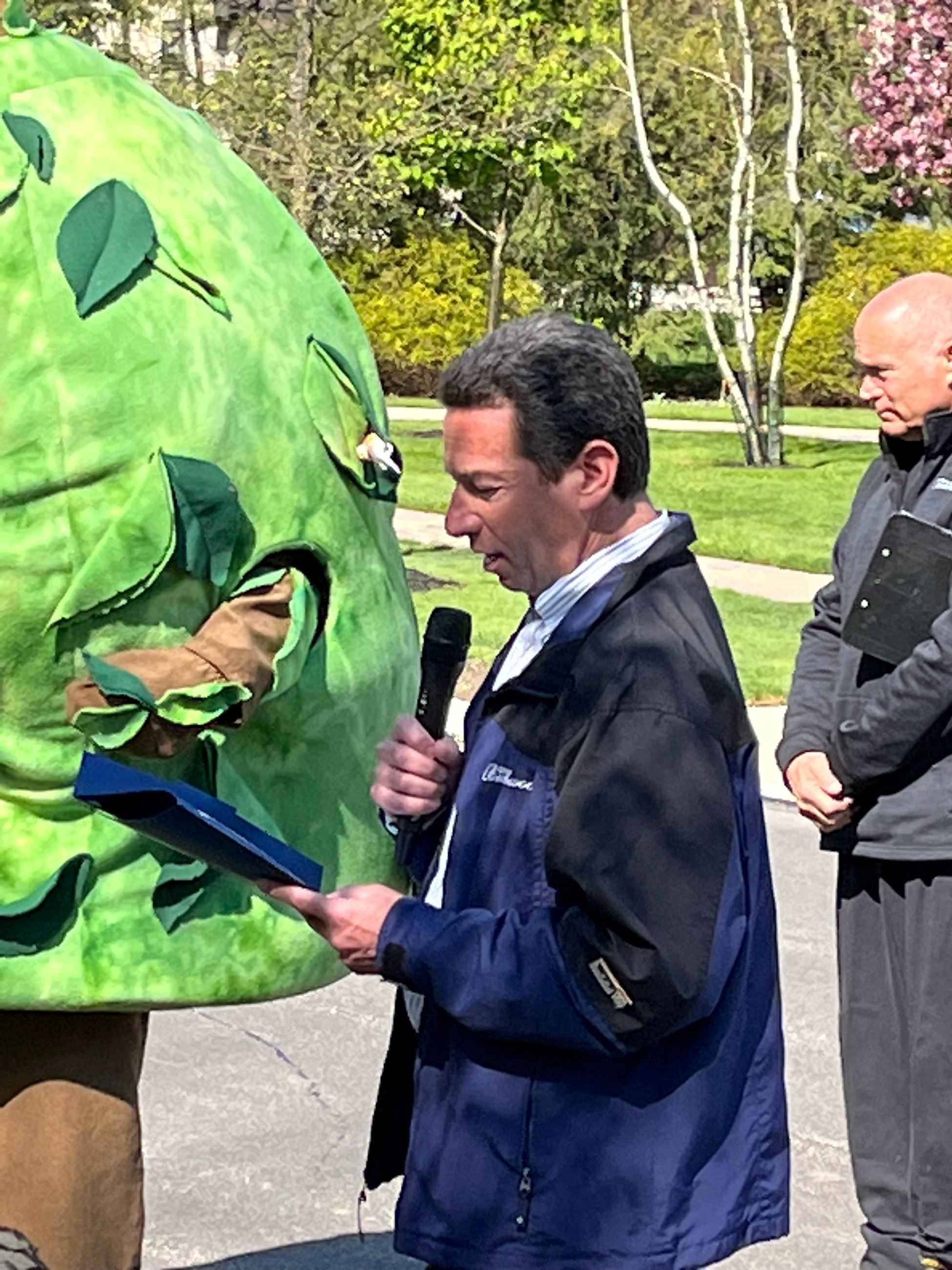 Mayor Berns Reading Arbor Day Proclamation